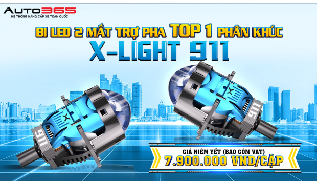 BI LED X-LIGHT 911 – KIỆT TÁC ÁNH SÁNG SẮP RA MẮT CHINH PHỤC MỌI CUNG ĐƯỜNG